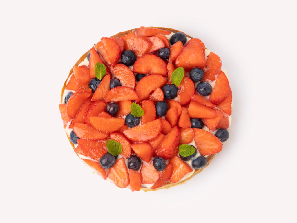 Cake de Crema y Fruta